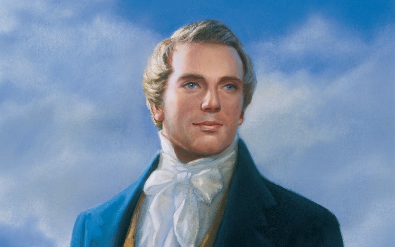 Портрет Джозефа Сміта, який зображує пророка в молодому віці